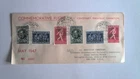 BELGIUM SCOTT# CB10-CB12, CB10A-CB12A FDC, COMMEMORATIVE FLIGHT COVER