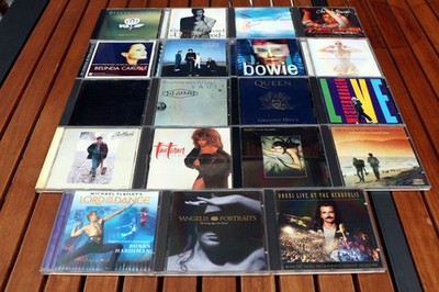 21 CD´s David Bowie Queen Metallica Tina Turner Cranberries Yanni Def Leppard