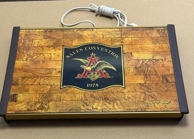 1975 Anheuser-Busch Sales Convention Warm-o-Tray, tested works perfectly!