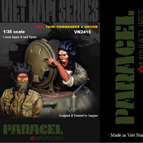 Vietnam War Tank Soldiers Two people (only people) 1/35 Scale Resin Figure Model