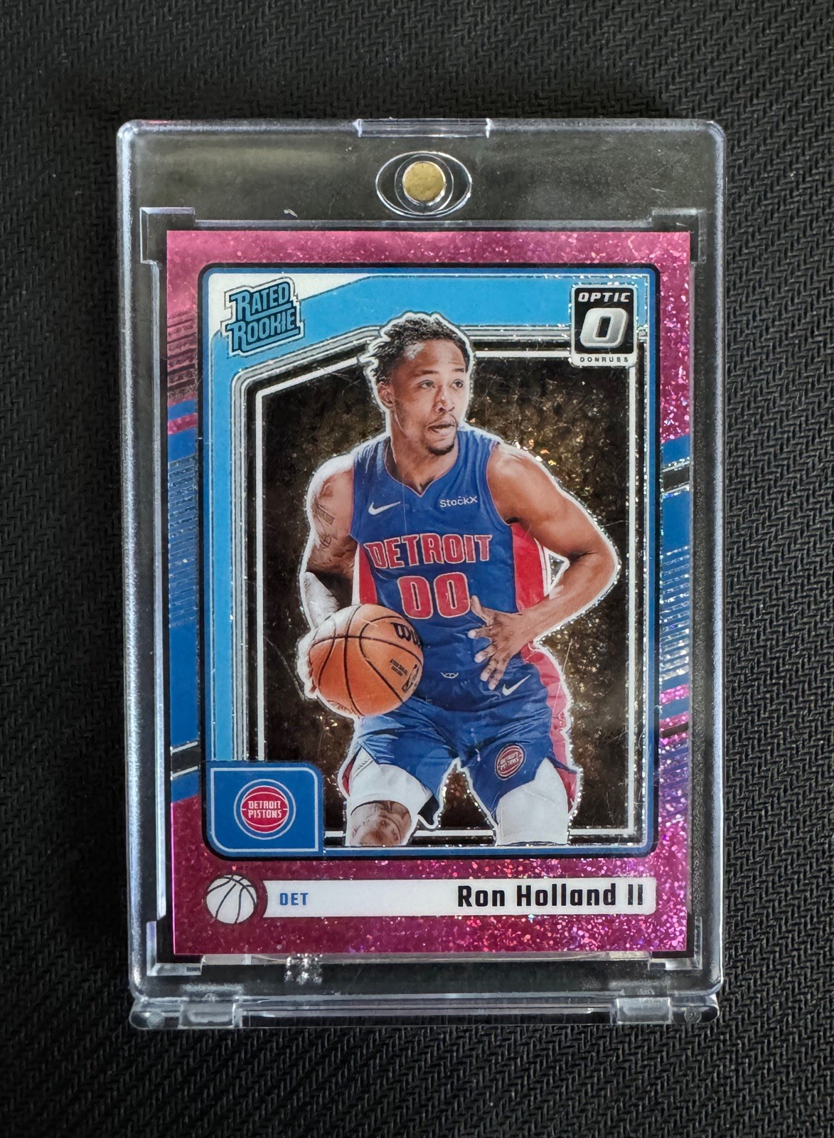 2024-25 Donruss Optic Ron Holland II Rated Rookie Pink Glitter #234/275 No. 291