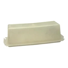 Vintage Tupperware Butter Dish Keeper Shear with 636 & 637 Container and Lid
