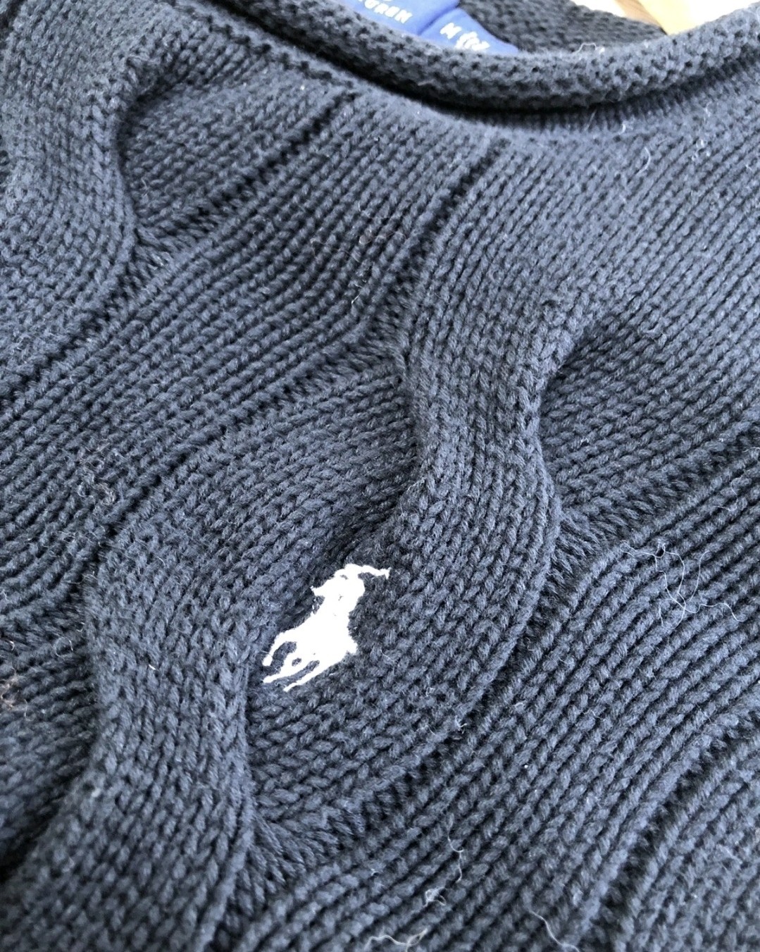 Polo Ralph Lauren Woman's Black Jumper Size M