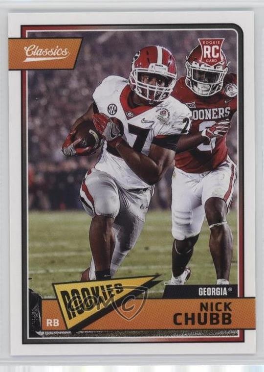 2018 Panini Classics Rookies Nick Chubb #216 0t2
