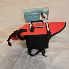 ZippyPaws Adventure Dog Life Jacket - Red - Small  16-20 inches Girth