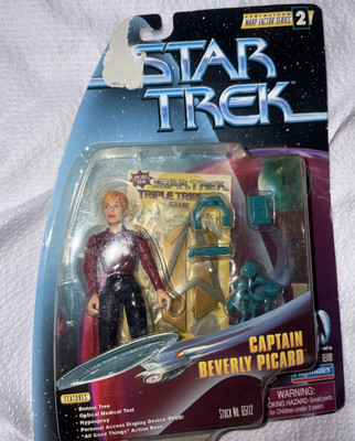 Star Trek Captain Beverly Picard MOC Playmates 1997 TNG Warp Factor Series 2