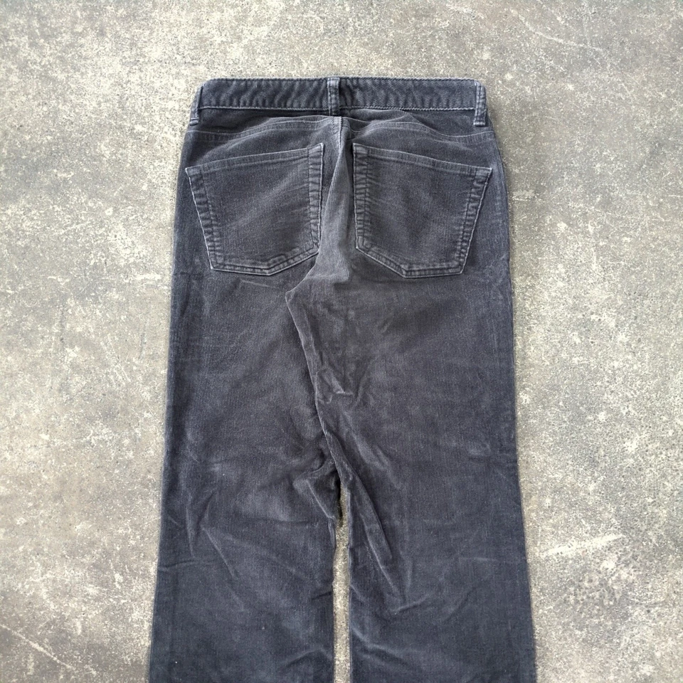 Vintage Gap Corduroy Pants Womens 4 Bootcut Dark Gray Y2K Preppy Retro - Image 4 of 4