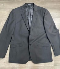 VERSACE Classic Medusa Head Blazer Black mens size 42R Made In Italy Pure Wool