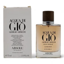 Giorgio Armani Acqua Di Gio Absolu Eau De Parfum Spray 2.5 oz 75ml Men Cologne