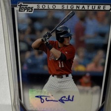 Topps 2011 Pro Debut Solo Signature Autograph Thomas Field #SSA-TF Asheville