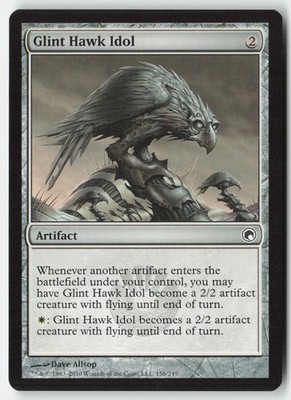 MTG - Glint Hawk Idol #156 - Regular - SOM Scars of Mirrodin