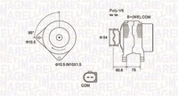 Magneti Marelli Lichtmaschine Generator Lima Ohne Pfand 063732051010