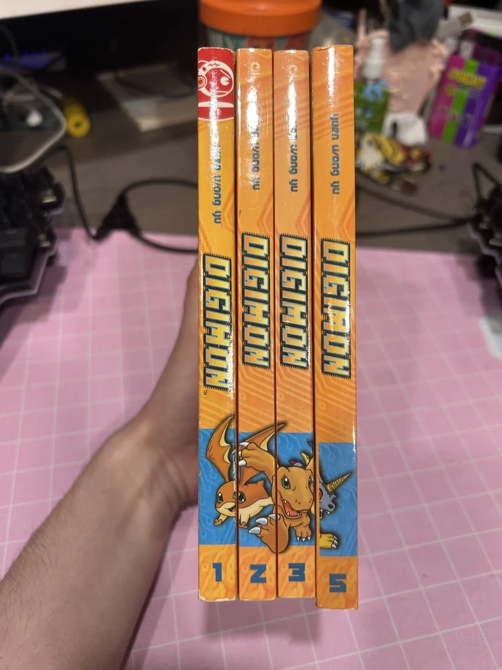 Lote de 7 libros de manga Digimon de Tokyopop Foto 2 de 4