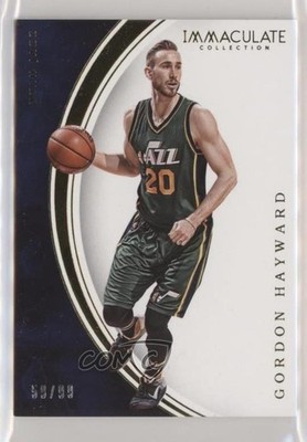 2015-16 Panini Immaculate 59/99 Gordon Hayward #38 2ct