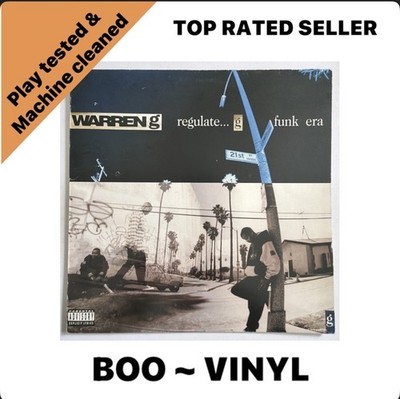 WARREN G REGULATE G FUNK ERA ~ LP VINYL RECORD VIOLATOR 523-335  EX/VG