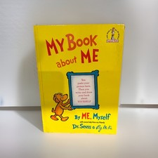 VINTAGE:  MY BOOK ABOUT ME by Dr. Seuss 1969 Edition UNUSED & CLEAN