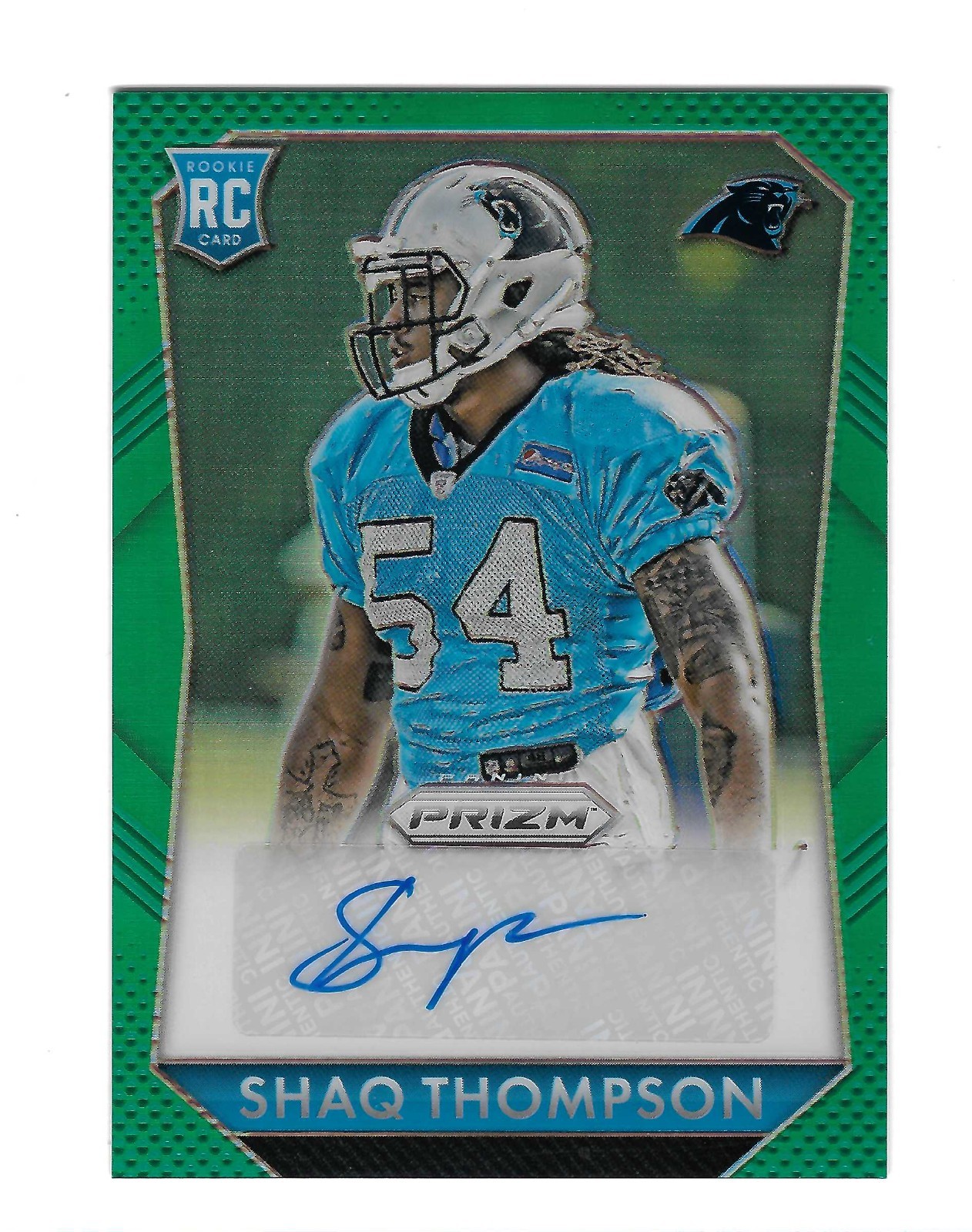 Shaq Thompson Panini Prizm Rookie Signatures #RSST Base