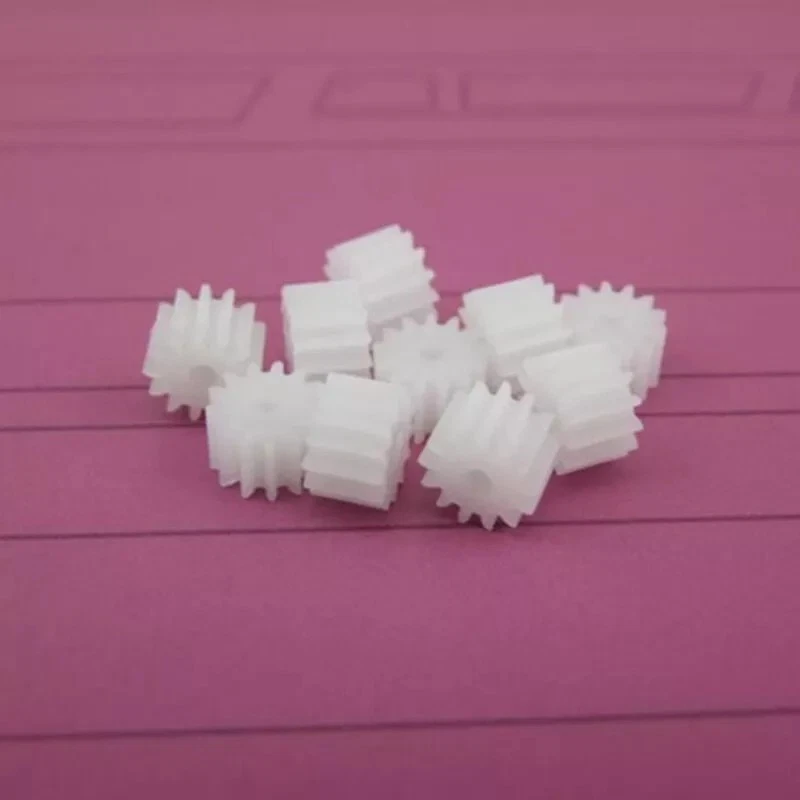 10Pcs 14 Teeth 0.5 Modulus Plastic Gear Wheel for 2mm Motor Shaft DIY RC Toy - Image 4 of 4