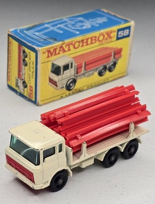 Matchbox Lesney #58 D.A.F. Girder Truck with Original Box Vintage 