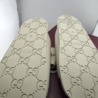 Gucci Nappa Double Strep GG Crystal Embellished Slide Sandals Size 37 EU 7 US — photo 4