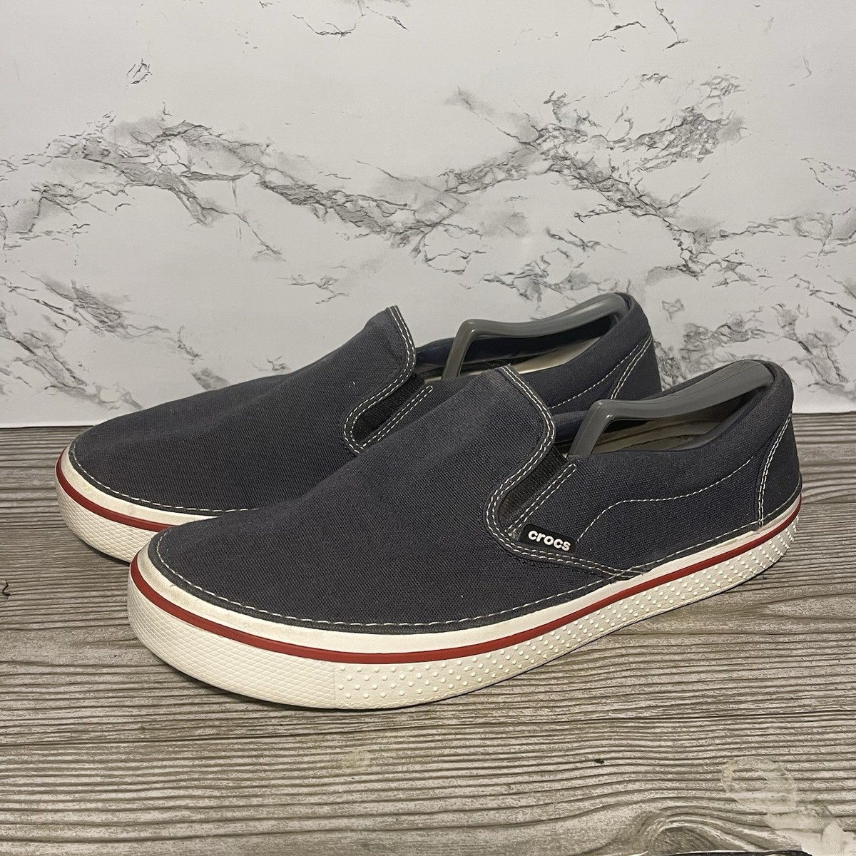 Boat Shoes Croc Canvas Slip Ons Crocs Walu Boat Shoe On Sale
