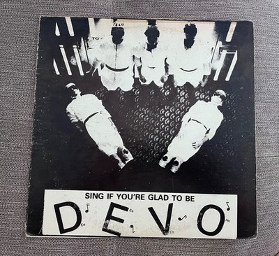 Devo Live LP sing if your glad to be DEVO Fanclub Very Rare