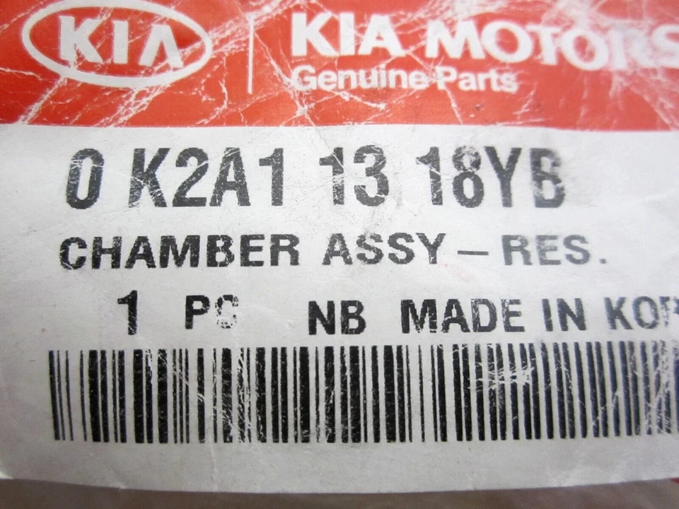 KIA SPECTRA 2000-2004 NUEVO FABRICANTE DE EQUIPOS ORIGINALES CÁMARA RESONANCIA 0K2A11318YB #3I-4 Foto 2 de 2
