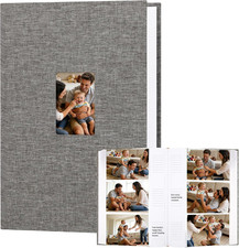 450 Pockets Photo Album 4X6 with Writing Space, Large Capacity Baby Wedding Fami