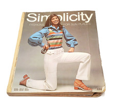 Simplicity Pattern Book June 1970 Large Store Counter Catalog 70s Mod Fashions