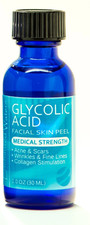 Glycolic Acid Face Peel Kit Medical Grade Pure Acne Scars Wrinkles Anti-Aging