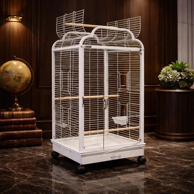 Vogelgehege aus Glas leicht zu reinigen Haustiergehege geräumig