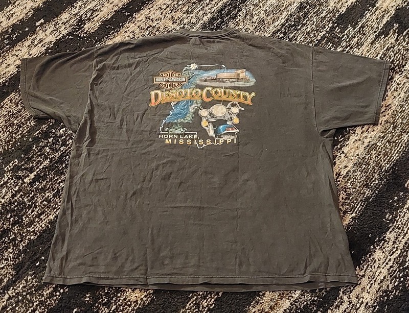 Harley Davidson Shut Up and Ride Heritage Horn Lake MS Black T-Shirt Men's 4XL
