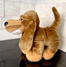 TONKA Pooch Patrol Plush Hound Dog Lift Lips to Make Him Snarl or Smile 1990