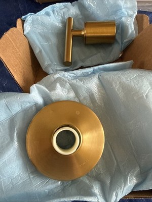 Kohler T14491-4-2MB Purist Handle Vibrant Brushed Modern Brass Valve Not Include