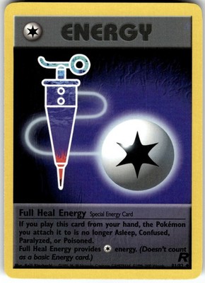 Full Heal Energy Unlimited Team Rocket 81/82 2000 NM