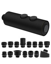 Hibbent Pull Down Faucet Head Replacement, 15 Adapters, Oil-Rubbed Bronze