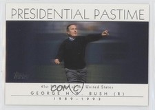 2004 Topps Presidential Pastime George HW Bush #PP40 0e2x