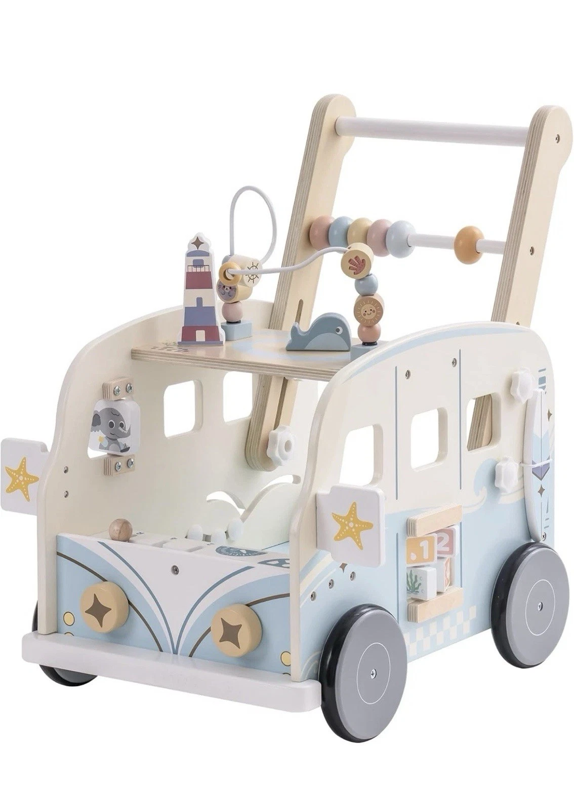 ROBOTIME Wooden Baby Walker Baby Push Along Toys with Wheels Multifunctional New
Opens in a new wind