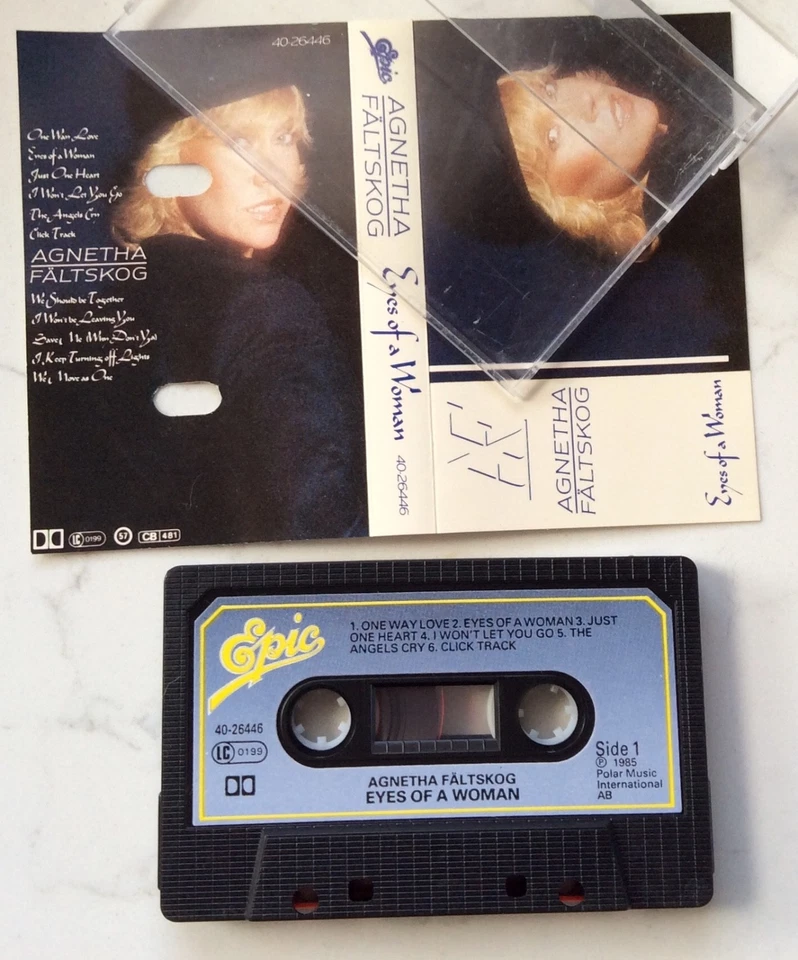 Abba AGNETHA FALTSKOG 1985 Eyes of a Woman EPIC *Rare UK Cassette *Like New! - Image 4 of 4