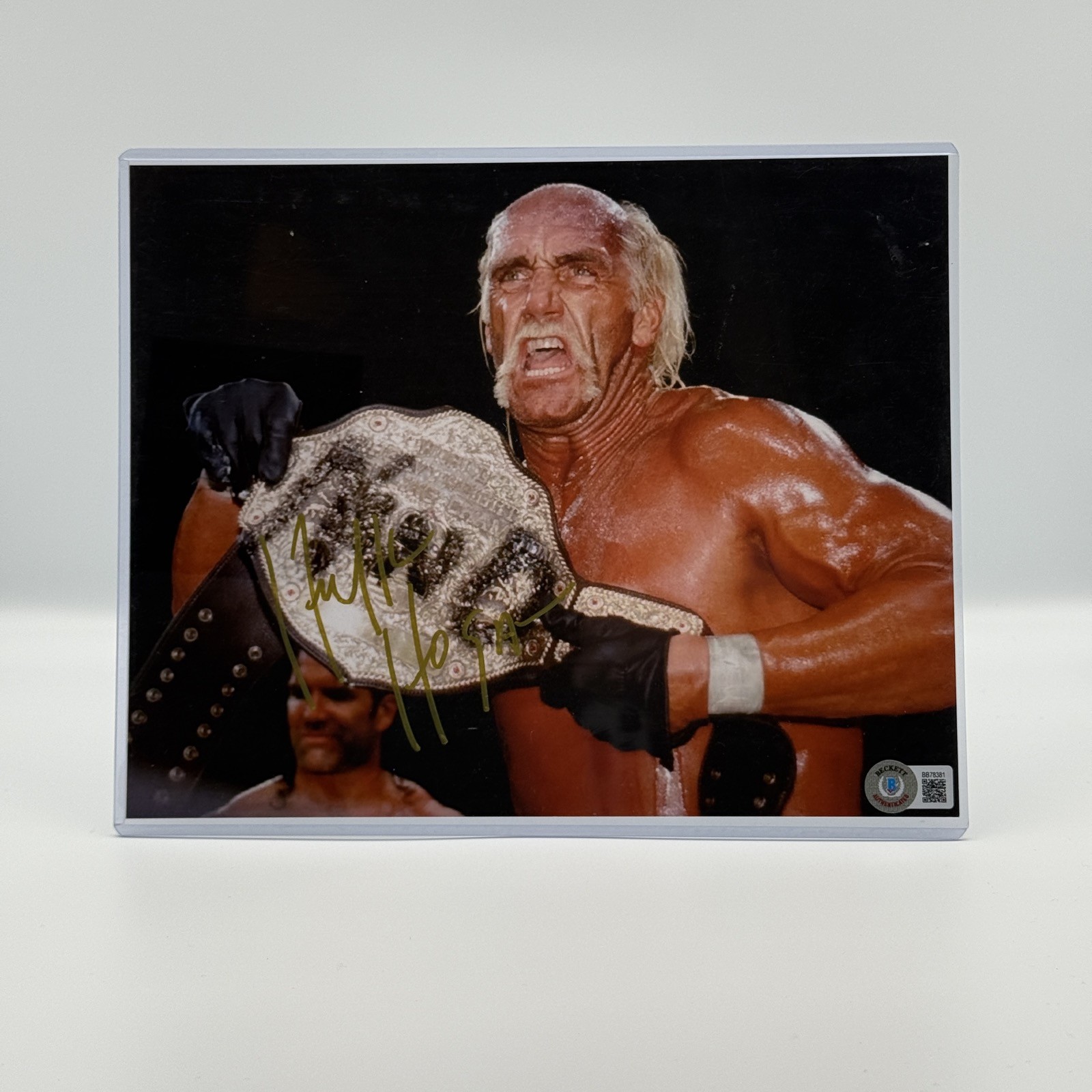 Hulk Hogan Autographed Signed 8x10 Hollywood Photo Beckett - WWF WCW Wrestling 