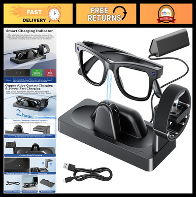 Smart Glasses Charging Dock for Meta Ray-Ban Display & Neural Band Accessories
