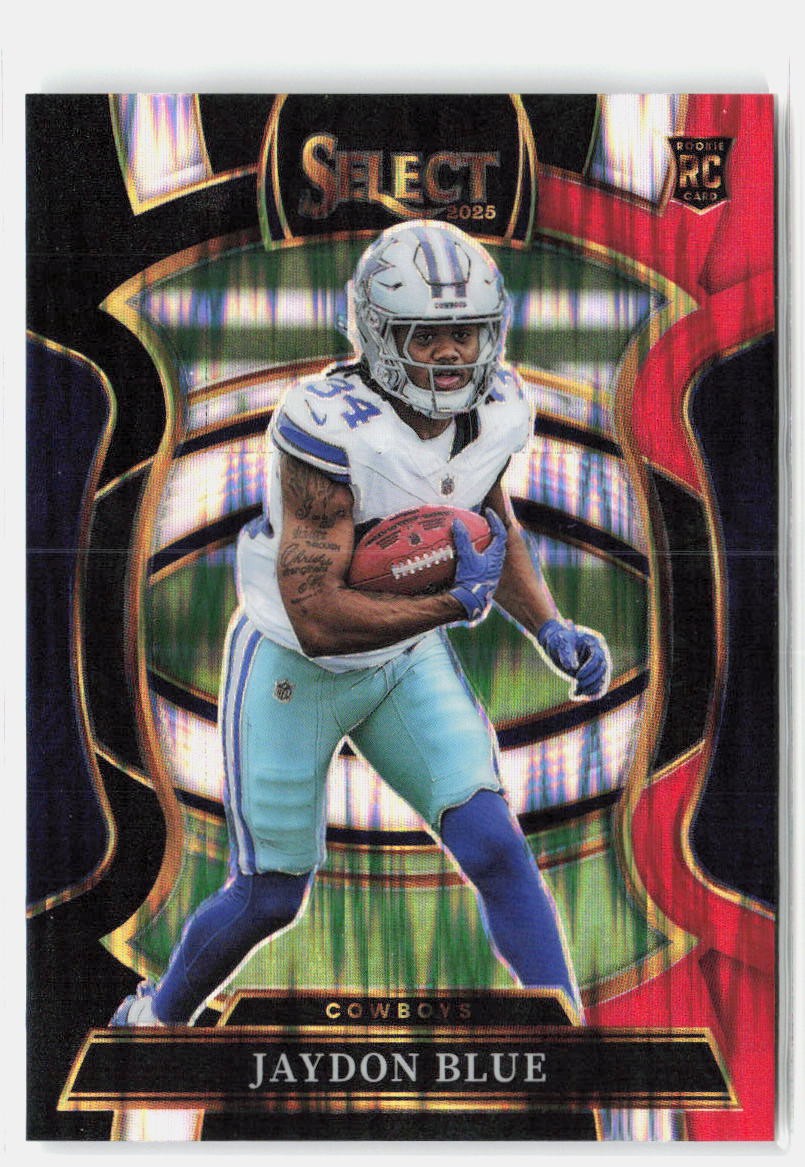 2025 Panini Select #96 Jaydon Blue Black and Red Prizm Shock