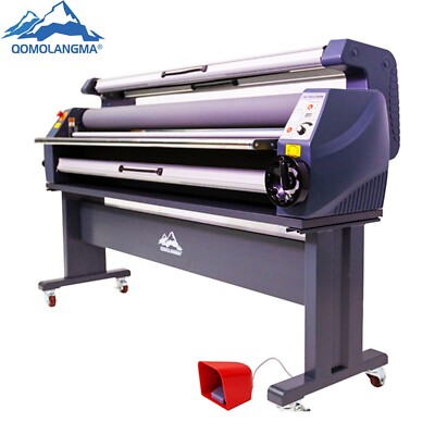 63'' Wide Format Heat Assisted Cold Laminator Enhanced Version Laminating Machine