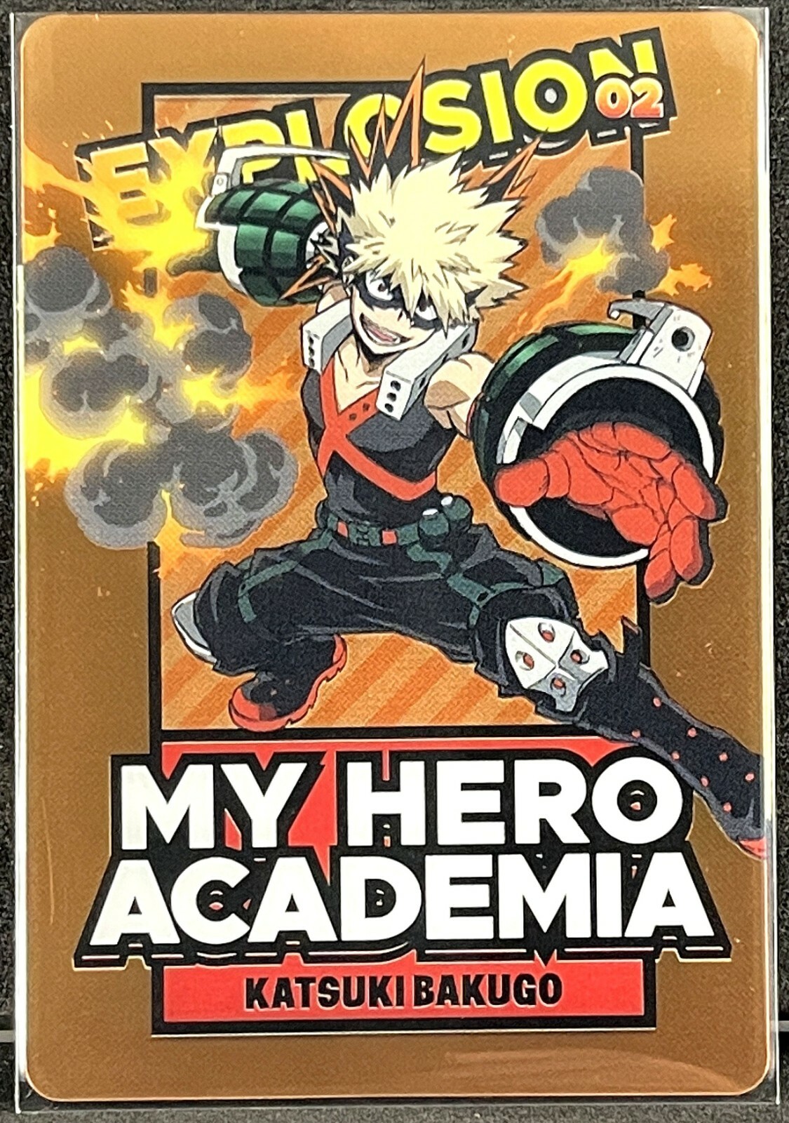 Katsuki Bakugo My Hero Academia Metal card collection 2 No.02 BANDAI  carddass | eBay