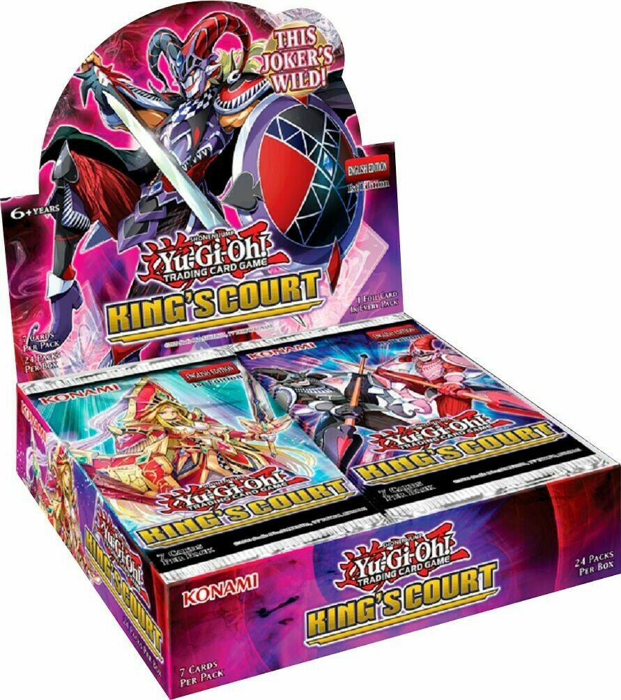 Yu-Gi-Oh! King's Court Sealed 1st Edition Booster Box (Yugioh)