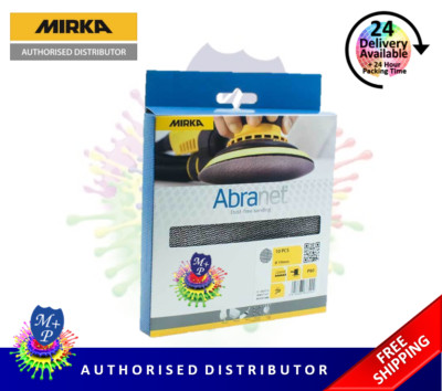Mirka Abranet 150 mm Schleifscheiben - 10er Pack - Körnung P80