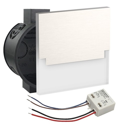 LED Stufenlicht Leuchten Treppenlicht Beleuchtung Wandeinbaustrahler Set 230V - Bild 71 von 208