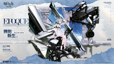 Anime rosmontis arknights video game characters girls Custom