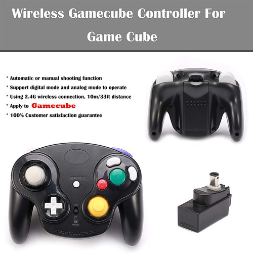 2PCS Wireless GameCube Controller + Adapter for Nintendo GameCube NGC Console - Picture 17 of 17