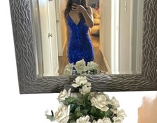 royal blue prom dress size 0